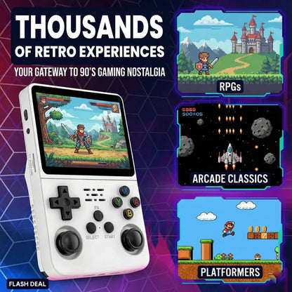 R36S Retro Handheld Gaming Console – 20,000+ Classic Games | Portable System